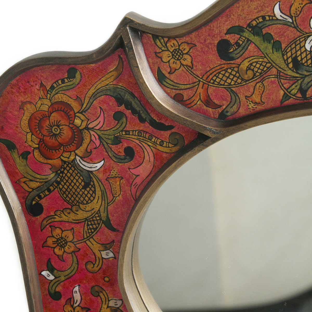 World Menagerie NOVICA Handmade Garden Of Love Mirror & Reviews | Wayfair